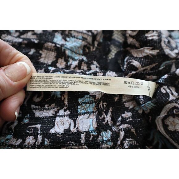 Free People OB1549094 Women Sz S Black Last Night Mini Sleeveless Slip Dress - Picture 5 of 10